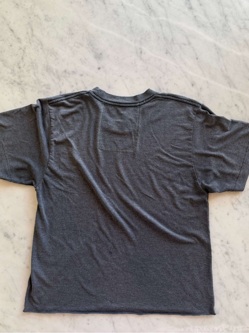 Gently worn Aviator Nation Women’s Charcoal Gray Tee with Lightning Bolt size S - Picture 5 of 6